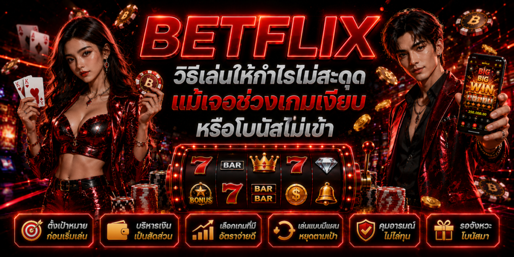 BETFLIX วิธีเล่นให้กำไรไม่สะดุดแม้เจอช่วงเกมเงียบหรือโบนัสไม่เข้า