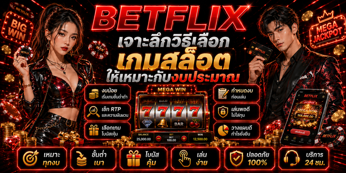 BETFLIX เจาะลึกวิธีเลือกเกมสล็อตให้เหมาะกับงบประมาณ